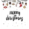 image:imageAmbesonne Christmas Duvet Cover Set Merry Xmas Words Modern Brush Lettering Creative Noel Phrase Inspirational Print Decorative 3 Piece Bedding Set with 2 Pillow Shams Queen Size BlackBlack