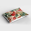 image:imageAmbesonne Christmas Pillow Sham Set of 2 Abstract Winter Feel Marble Print Art with Curling Lines Xmas Modern Quality Microfiber Bedding Item for All Seasons 30 x 20 Dark Pink Green Ivory