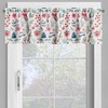 image:imageAmbesonne Christmas Valance and Curtain 3 pcs Set Xmas Floral with Traditional Flowers and Leaves Illustration Window Treatments for Kitchen Room Decor 55 x 24 Hot Pink and Pale Petrol Blue