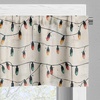 image:imageAmbesonne Christmas Valance and Curtain 3 pcs Set Xmas Happiness with Globes Balls Colorful Season Family Love Time Window Treatments for Kitchen Room Decor 55 x 36 Eggshell Teal and Mustard