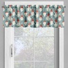 image:imageAmbesonne Christmas Valance and Curtain 3 pcs Set Xmas Theme Repetitive Happy Whimsical Gnomes with Santas Hats Window Treatments for Kitchen Room Decor 55 x 24 Pale Slate Blue and Vermilion
