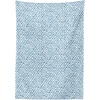 image:imageAmbesonne Geometric Outdoor Tablecloth Tile Mosaic Pattern in Antique Meander and Camo Style Effect Print Modern Decorative Washable Picnic Table Cloth 58 X 104 Baby BlueBaby Blue