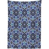image:imageAmbesonne Geometric Outdoor Tablecloth Tile Mosaic Pattern in Antique Meander and Camo Style Effect Print Modern Decorative Washable Picnic Table Cloth 58 X 104 Baby BlueDark Blue