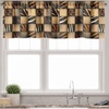 image:imageAmbesonne Live Laugh Love Kitchen Curtains Motivational Calligraphic Artwork with Zigzags Chevron Stripes Window Drapes 2 Panel Set for Kitchen Cafe Decor 55 x 39 White PeachBlack and Brown