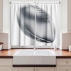 image:imageAmbesonne Live Laugh Love Kitchen Curtains Motivational Calligraphic Artwork with Zigzags Chevron Stripes Window Drapes 2 Panel Set for Kitchen Cafe Decor 55 x 39 White PeachGrey White