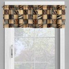 image:imageAmbesonne Live Laugh Love Kitchen Curtains Motivational Calligraphic Artwork with Zigzags Chevron Stripes Window Drapes 2 Panel Set for Kitchen Cafe Decor 55 x 39 White PeachBlack and Brown