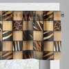 image:imageAmbesonne Live Laugh Love Kitchen Curtains Motivational Calligraphic Artwork with Zigzags Chevron Stripes Window Drapes 2 Panel Set for Kitchen Cafe Decor 55 x 39 White PeachBlack and Brown