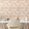image:imageAmbesonne Scallop Peel amp Stick Wallpaper for Home Vintage Abstract Hand Drawn Art Deco Inspired Seashells in Earth Tones SelfAdhesive Living Room Kitchen Accent 13 x 100 Caramel Charcoal GreyBlush Peach