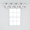 image:imageAmbesonne Black and White Window Valance Pack of 2 Vintage Floral Pattern Victorian Classic Royal Inspired New Modern Art Rod Pocket Curtain Valances for Kitchen Bedroom 54 X 12 Black and White