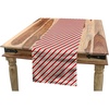 image:imageAmbesonne Candy Cane Table Runner Bicolor Stripes and Lines Traditional Design Seasonal Pattern Dining Room Kitchen Rectangular Runner 16 X 72 Vermilion Green