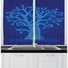 image:imageAmbesonne Live Laugh Love Kitchen Curtains Motivational Calligraphic Artwork with Zigzags Chevron Stripes Window Drapes 2 Panel Set for Kitchen Cafe Decor 55 x 39 White PeachDark Lavender and Sea Blue