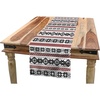 image:imageAmbesonne Nordic Table Runner Scandinavian Style Norwegian Ornamental Winter Motif Silhouettes Traditional Dining Room Kitchen Rectangular Runner 12 X 72 Black and White