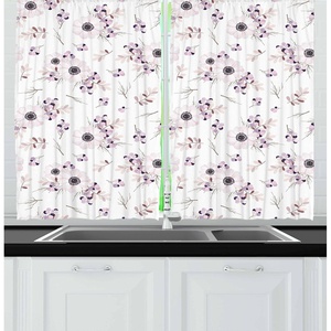 image:imageAmbesonne Live Laugh Love Kitchen Curtains Motivational Calligraphic Artwork with Zigzags Chevron Stripes Window Drapes 2 Panel Set for Kitchen Cafe Decor 55 x 39 White PeachBaby Pink Lilac Purple