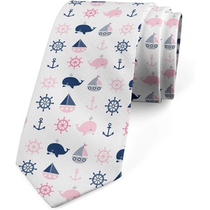 image:imageAmbesonne Multicolor Modern Mens TieDark Blue Pale Pink